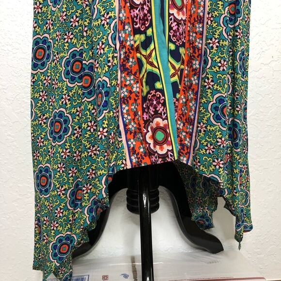 Anthropologie Ella halter handkerchief maxi dress size XS / Small - Picture 13 of 15